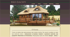 Desktop Screenshot of eko-dachy.pl
